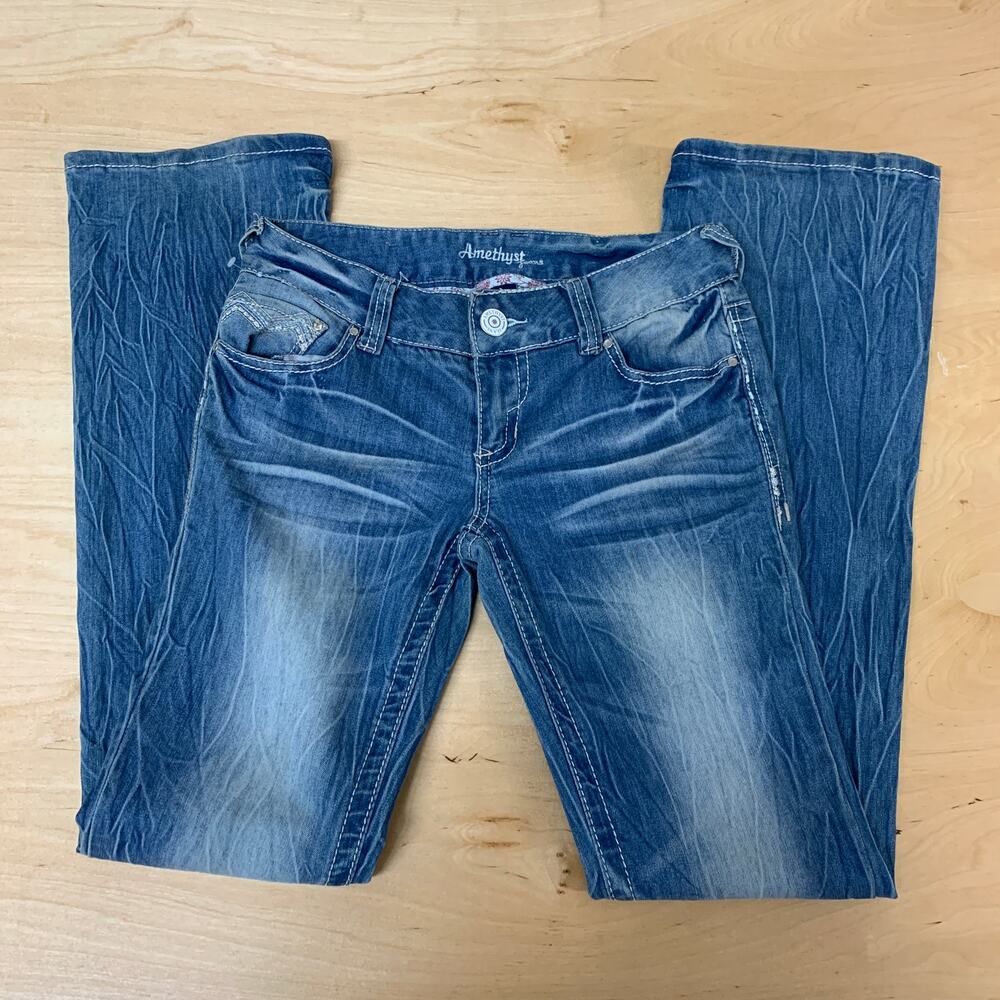 Amethyst Womens Women's Boot-Cut Jeans Sz 3 (28/33)